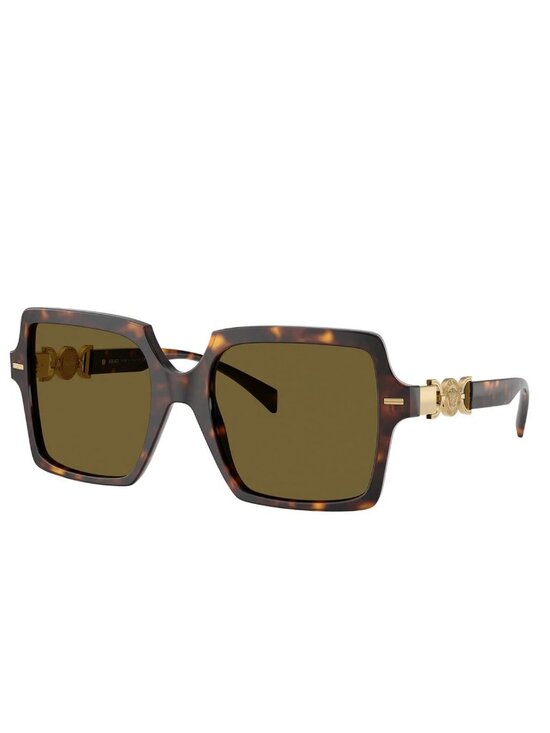 NEW VERSACE SQUARE SUNGLASSES VE4441 10873 HAVANA BROWN MOD 44441 108/73 EYEWEAR main image 4